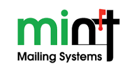 Minit Mailing Systems logo: green 'mini' letters with a red apostrophe/mark and black 't', 'Mailing Systems' text beneath.
